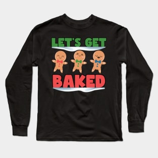 Christmas Cute Baked Ginger Cookie Long Sleeve T-Shirt